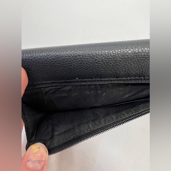 🖤SOLD🖤CHANEL timeless CAVIAR SKIN LEATHER BIFOLD WALLET - Picture 7 of 13